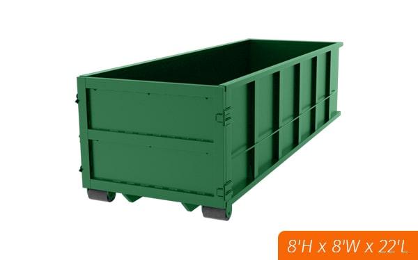 our standard rental period for our 40 yard dumpsters is one week, but we can offer longer rental periods if needed